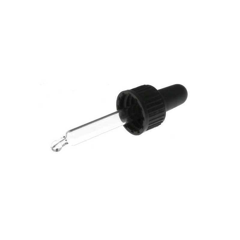 Bouchon avec Pipette en verre compte-gouttes