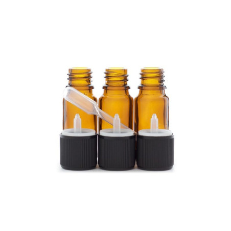 3 flacons de 10ml en verre...
