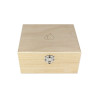 Boite en bois de rangement pour 12 flacons de 5 ou 10ml