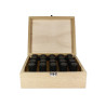 Boite en bois de rangement pour 20 flacons de 5 ou 10ml