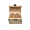 Boite en bois de rangement pour 6 flacons de 5 ou 10ml