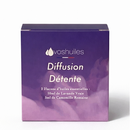 Kit Diffusion Détente - 2 Huiles Essentielles