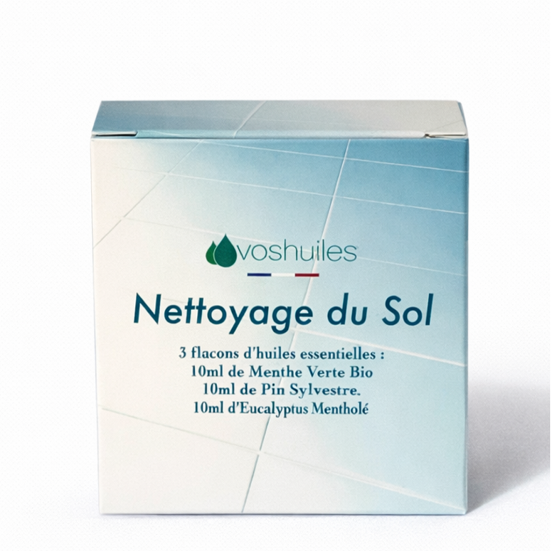 Kit Nettoyage du Sol - 3 Huiles Essentielles